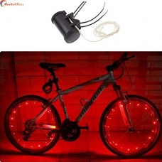 MarketBoss (2 pack ) Bicycle Bike 20-LED Rim String Lights Waterproof Super Bright LED Colorful Flash Wheel Lights Lamp for Safety and Fun - B01IEBY8Y0